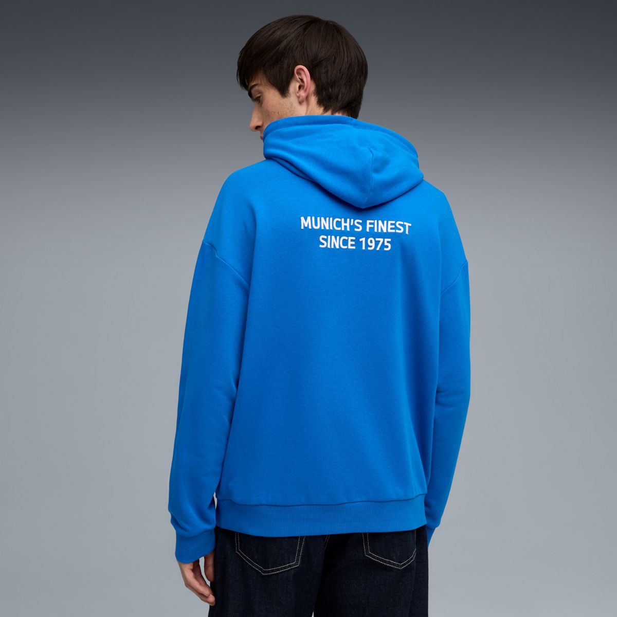 紀念帽T 賽道藍 